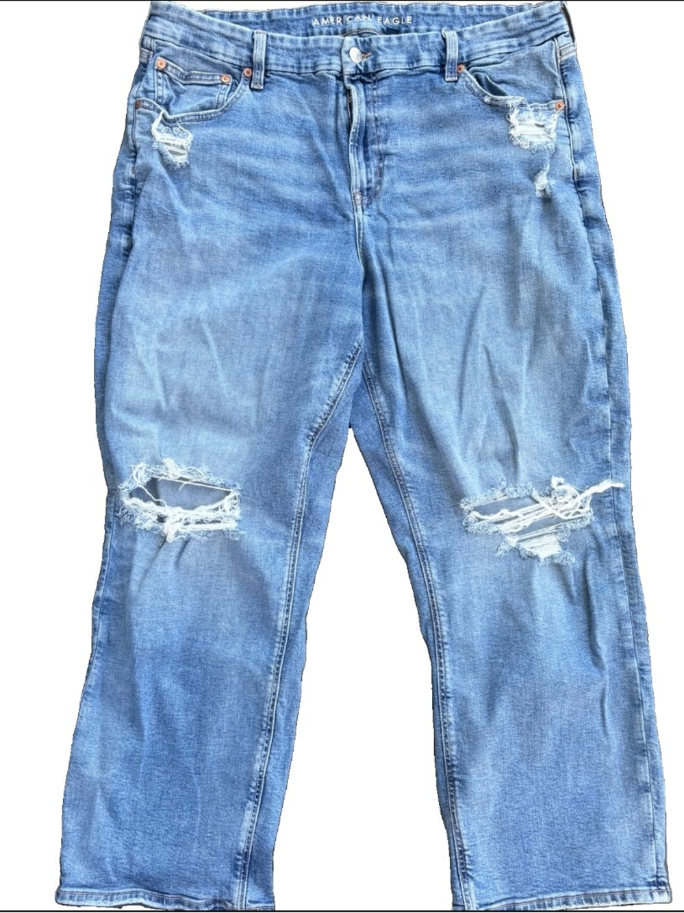 American Eagle Curvy Straight Jeans 20 Short